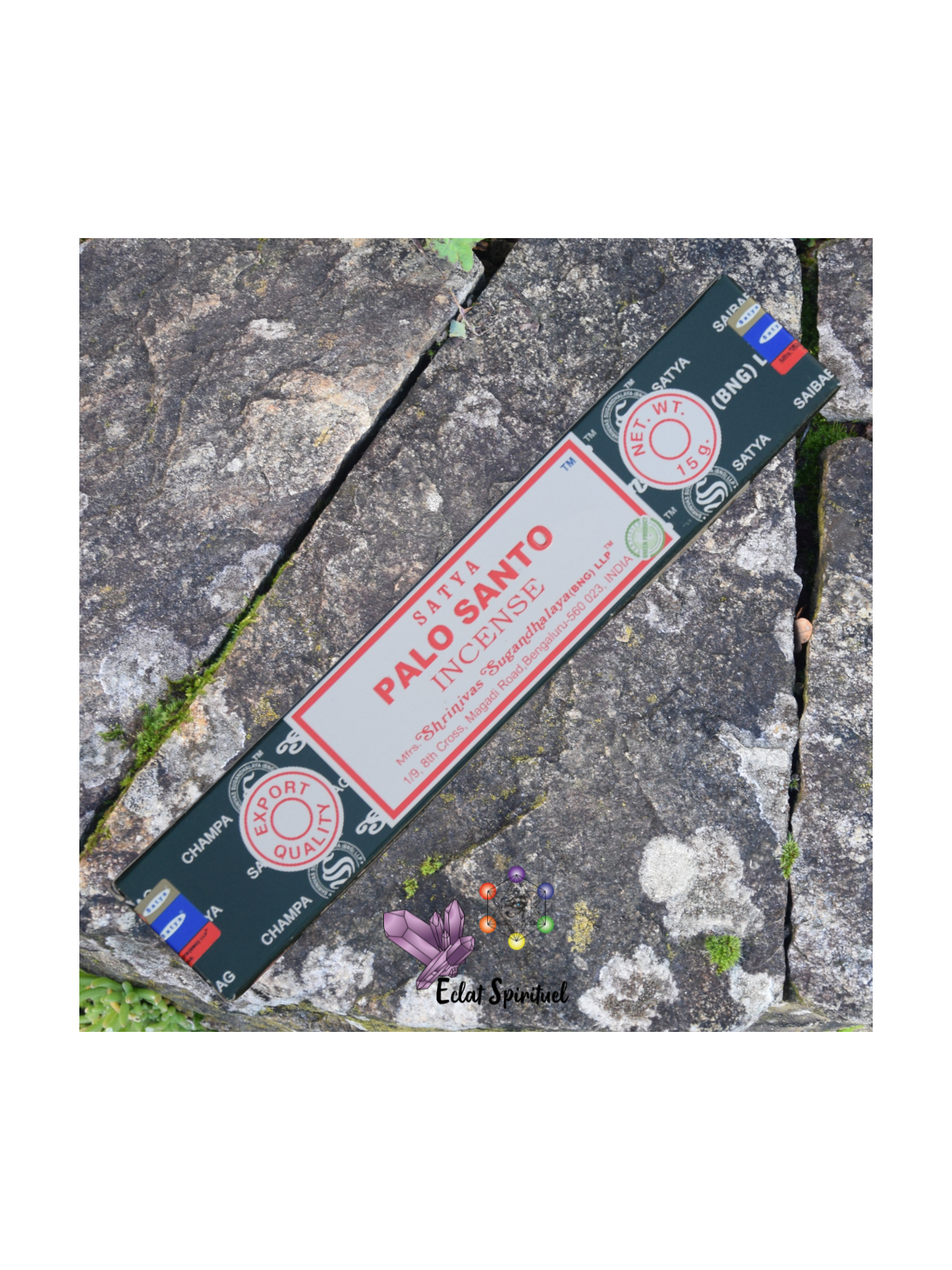 Encens Satya Palo Santo 15 g | Encens en bâtonnets