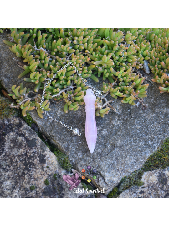 Pendule de Thot Quartz Rose | Eclat Spirituel