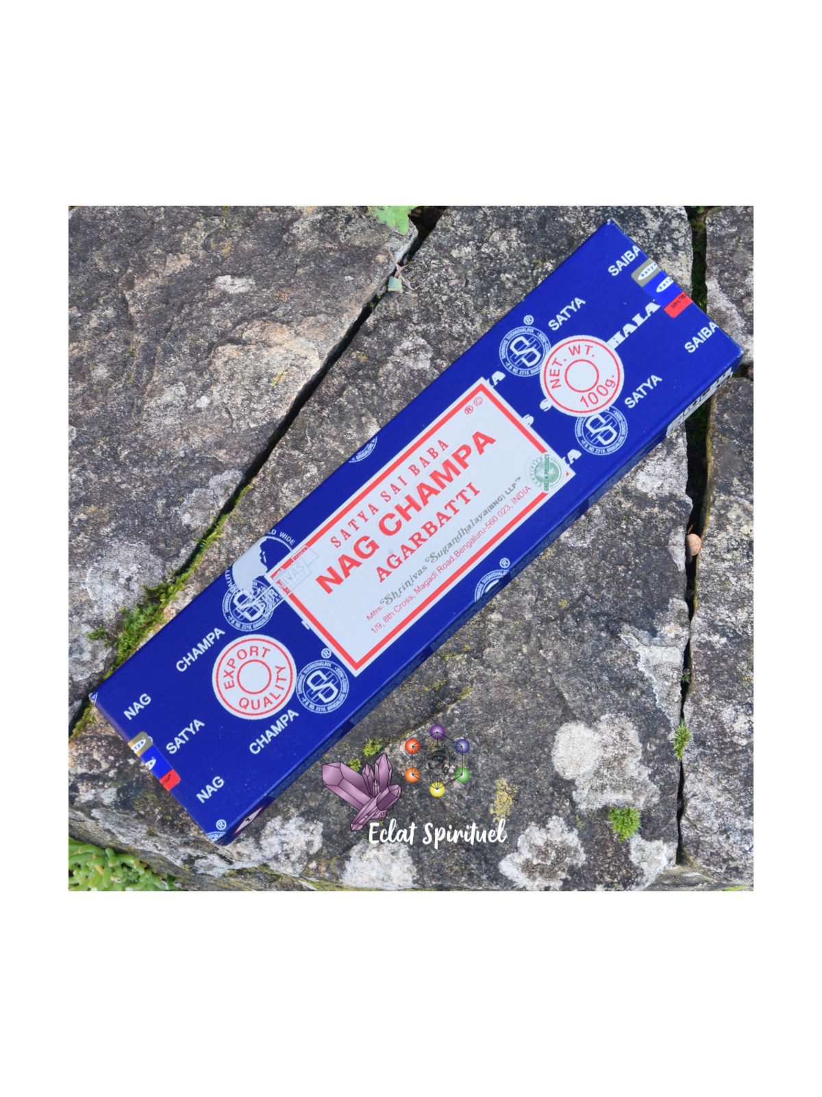 Encens Satya Nag Champa 100g | Eclat Spirituel