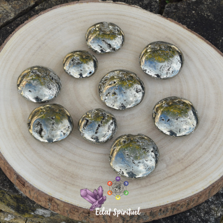 Pyrite de fer en galet