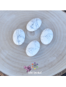 Galet en howlite d'Afrique du sud