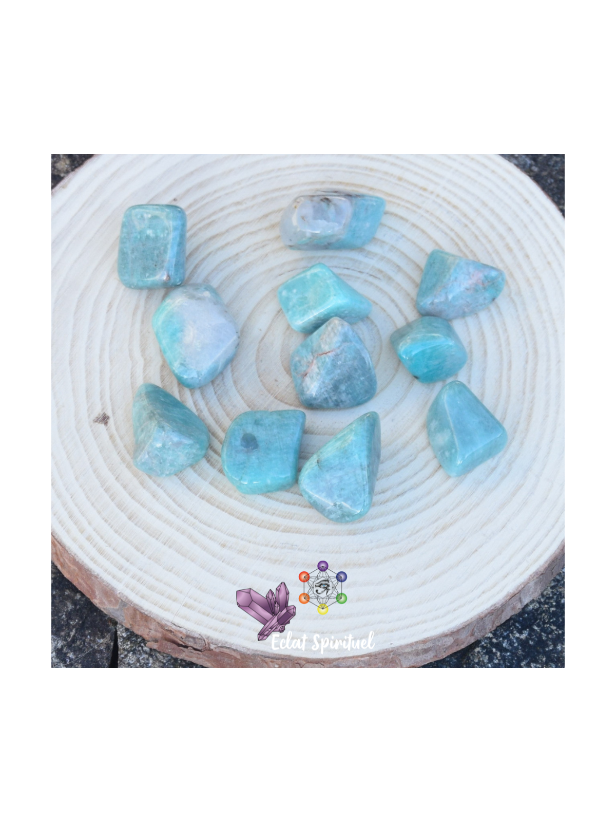 Amazonite en pierre roulée
