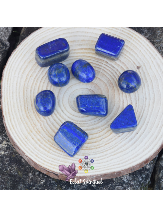 Lapis lazuli en pierre roulée