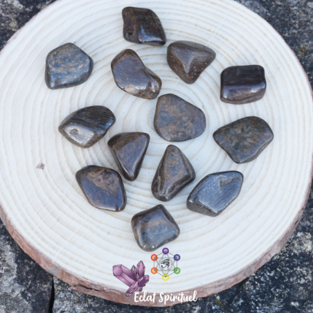 Bronzite en pierre roulée