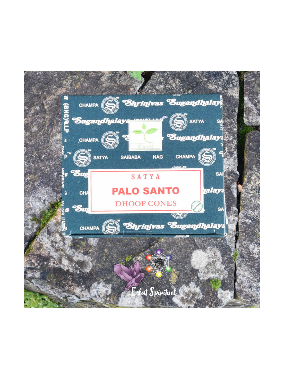 Satya Palo Santo Dhoop Cones – 12 cônes de purification