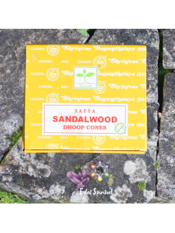Cônes d'encens Satya Sandalwood
