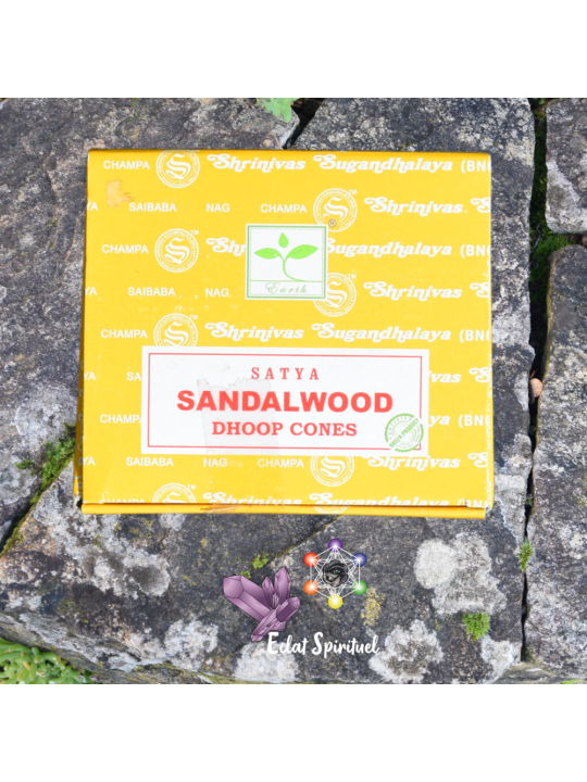 Cônes d'encens Satya Sandalwood