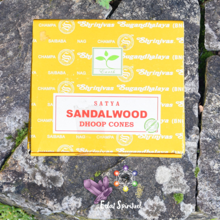 Cônes d'encens Satya Sandalwood