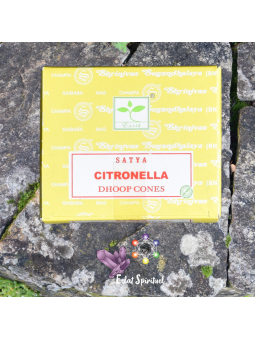 Cônes Satya Citronella – Purification & Protection (12 pcs)