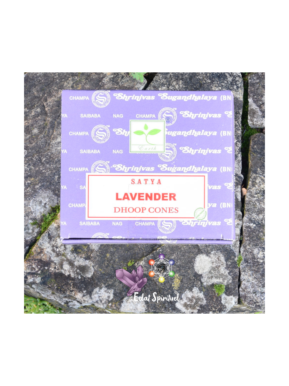Cônes d’encens Satya Lavande – Encens naturel relaxant