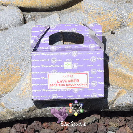 Cônes backflow Satya Lavender – 24 pcs | Relaxation
