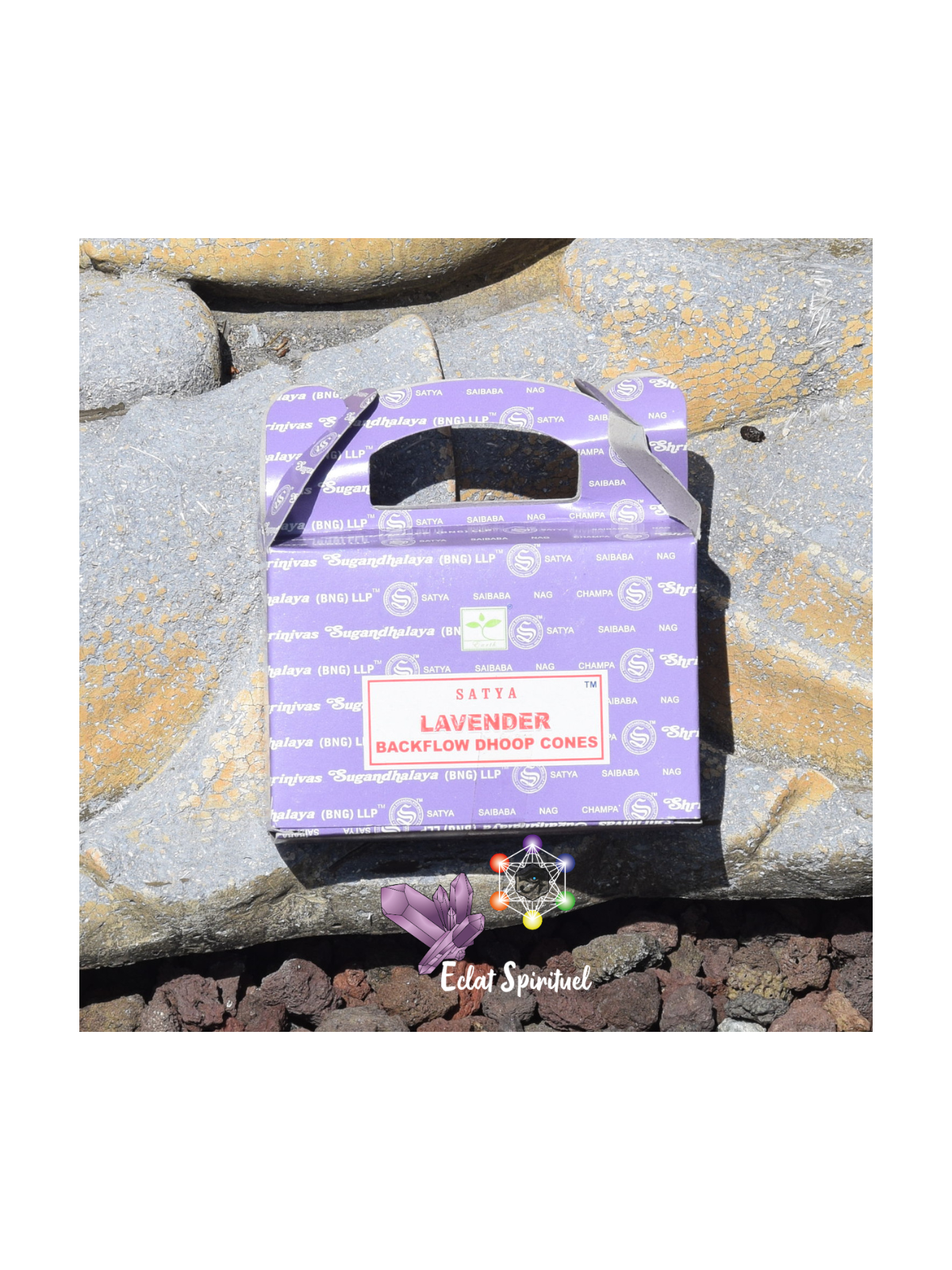 Cônes backflow Satya Lavender – 24 pcs | Relaxation