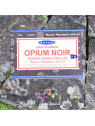 Cônes backflow Satya “Opium Noir” – 10 pcs | Mystère & Purification