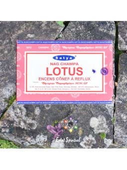 Cônes backflow Satya Lotus – 10 pcs | Éveil & Pureté