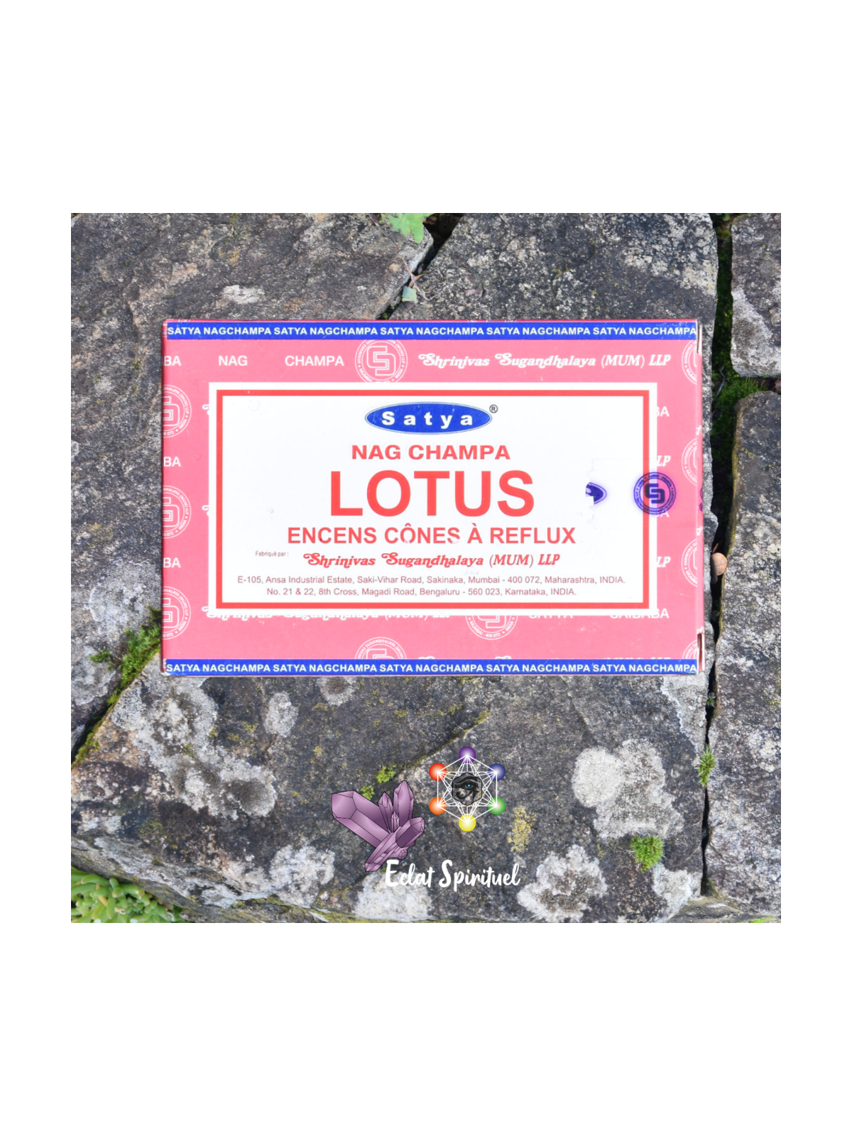Cônes backflow Satya Lotus – 10 pcs | Éveil & Pureté