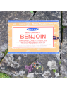 Cônes backflow Satya “Benjoin” – 10 pcs | Apaisement & Protection