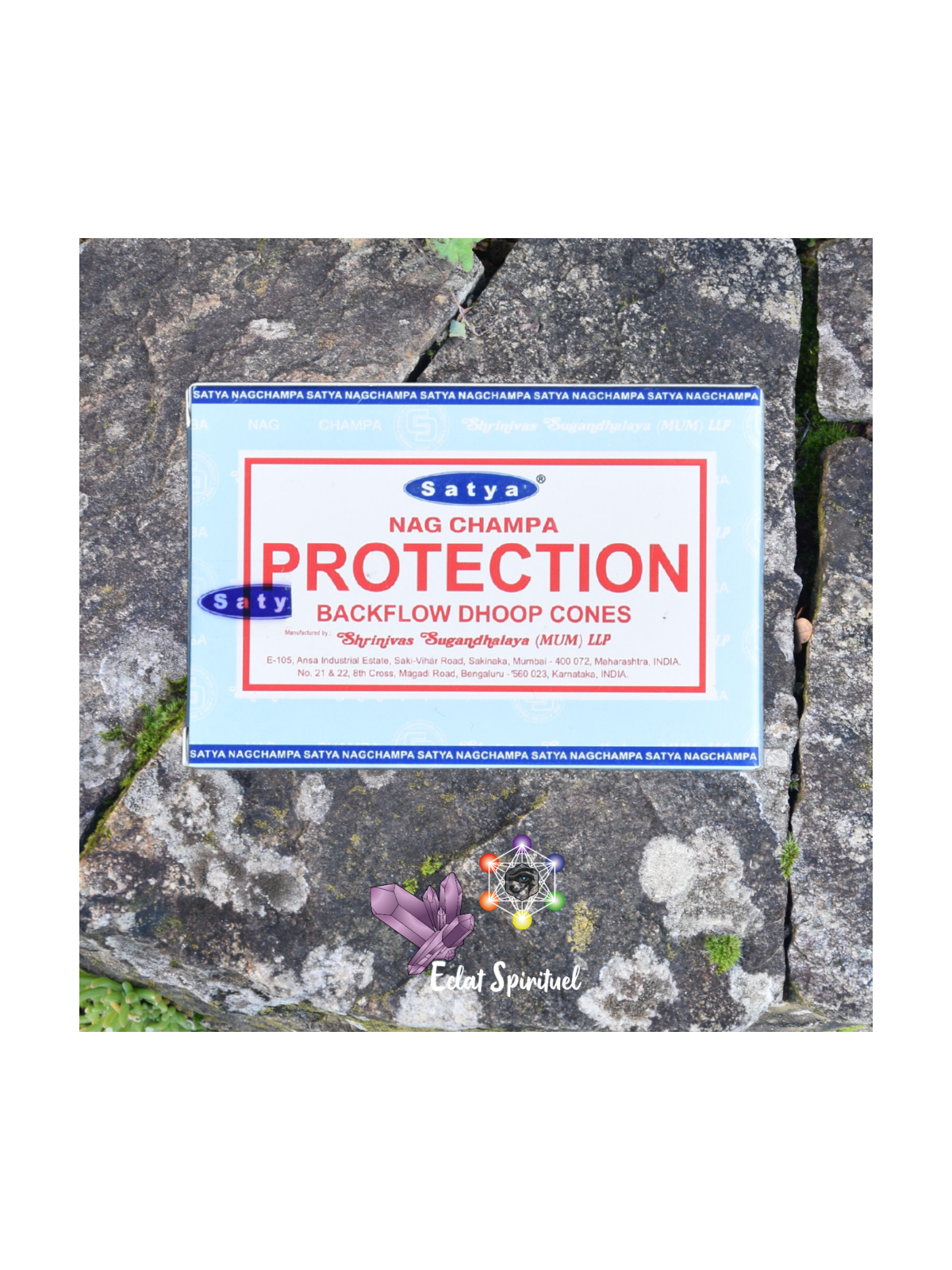 Cônes backflow Satya “Protection” – 10 pcs | Bouclier Énergétique