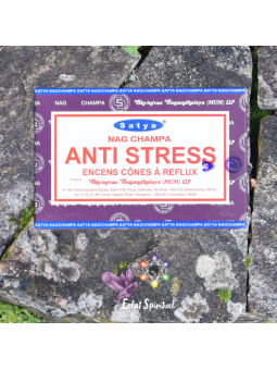 Cônes backflow Satya “Anti Stress” – 10 pcs | Détente & Calme