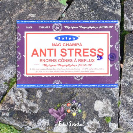 Cônes backflow Satya “Anti Stress” – 10 pcs | Détente & Calme