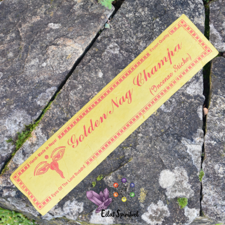 Encens Golden Nag Champa Népal – Bâtonnets artisanaux