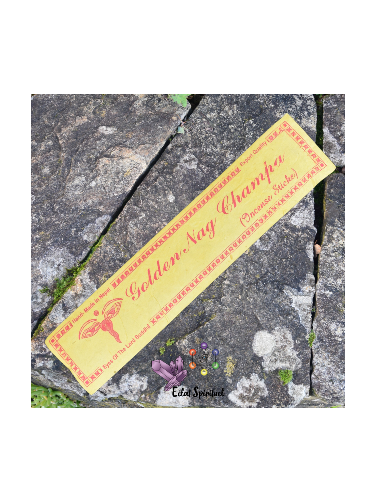Encens Golden Nag Champa Népal – Bâtonnets artisanaux