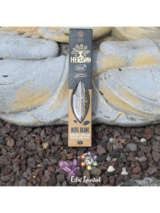 Bâton D'Encens HERBIO Musc Blanc – Encens naturel