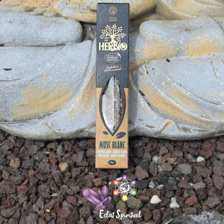 Bâton D'Encens HERBIO Musc Blanc – Encens naturel