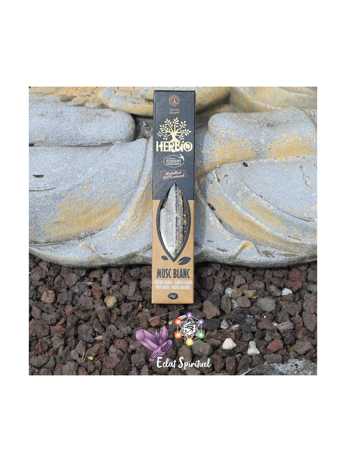 Bâton D'Encens HERBIO Musc Blanc – Encens naturel