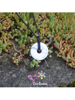 Howlite en Pendentif Donut