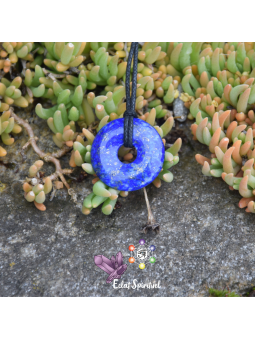 Lapis Lazuli en Pendentif Donut
