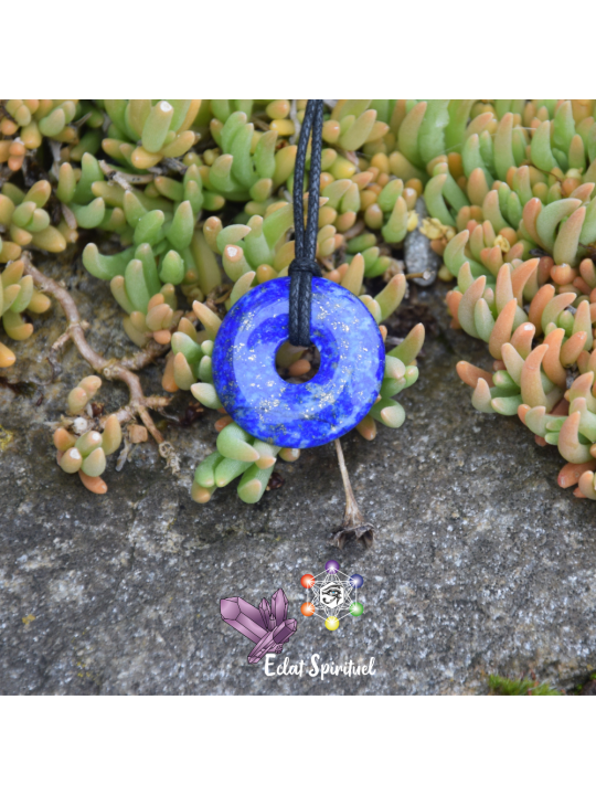 Lapis Lazuli en Pendentif Donut