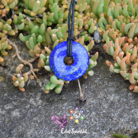 Lapis Lazuli en Pendentif Donut