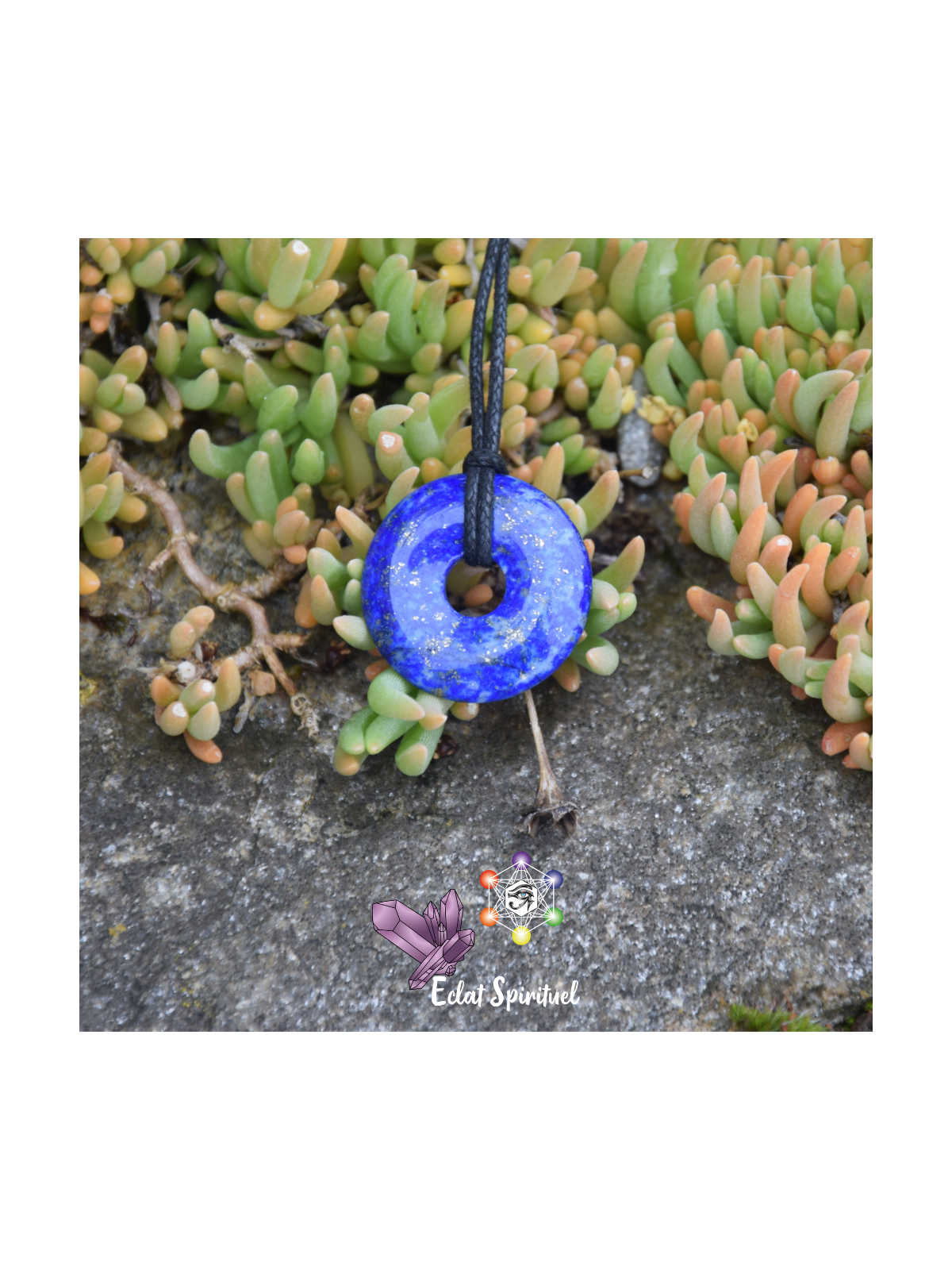 Lapis Lazuli en Pendentif Donut