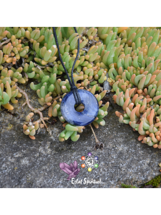 Sodalite en Pendentif Donut