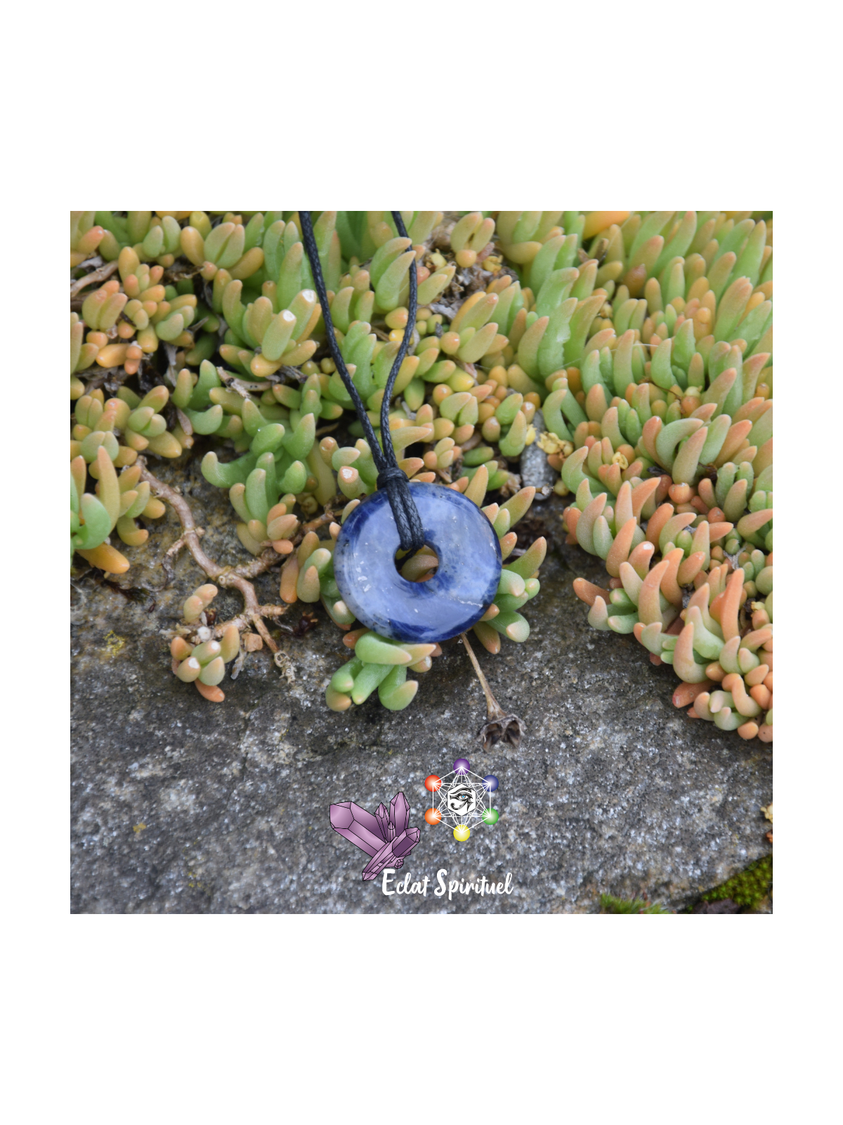 Sodalite en Pendentif Donut