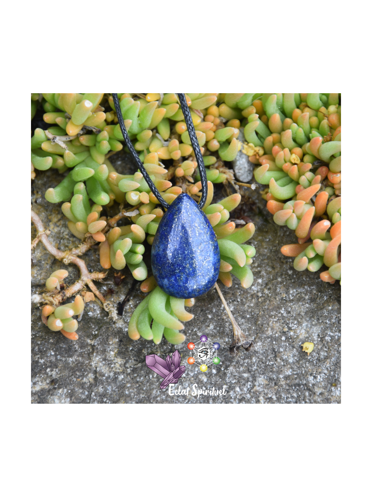 Lapis Lazuli en pierre percée