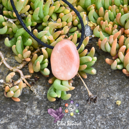 Pendentif Aventurine Pêche – Pierre naturelle