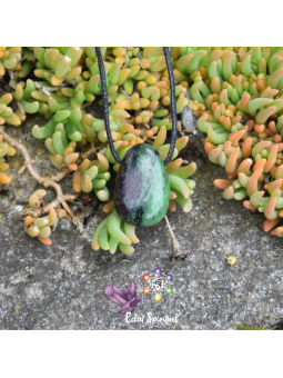 Pendentif Rubis Zoïsite – Pierre naturelle