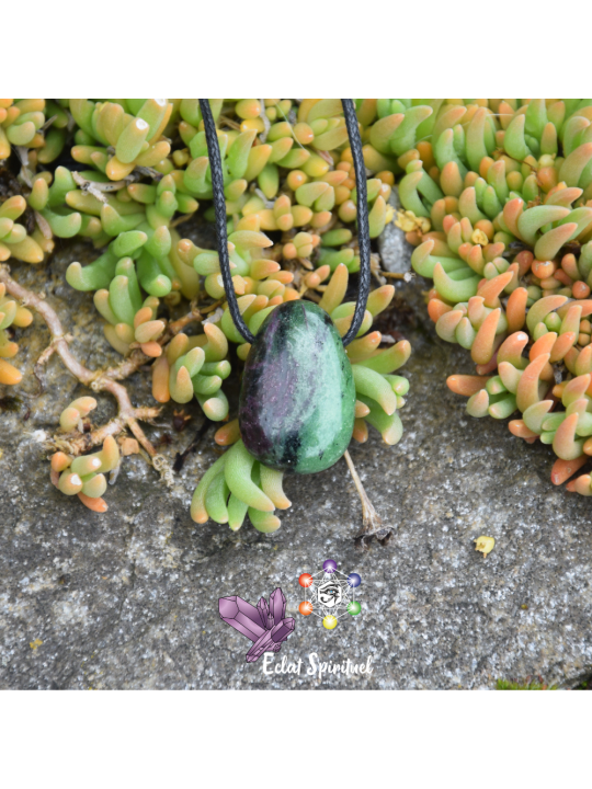Pendentif Rubis Zoïsite – Pierre naturelle