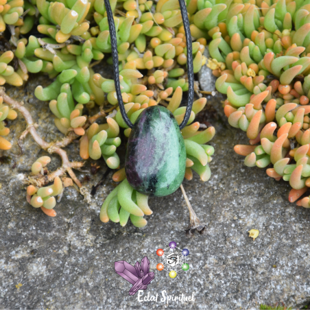 Pendentif Rubis Zoïsite – Pierre naturelle