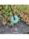 Pendentif Donut Aventurine Verte Naturelle