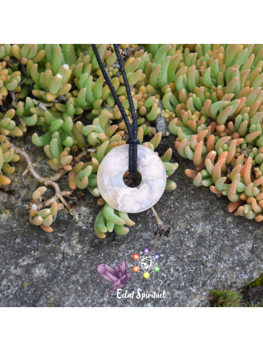 Pendentif Donut Fleur de Cerisier Naturelle