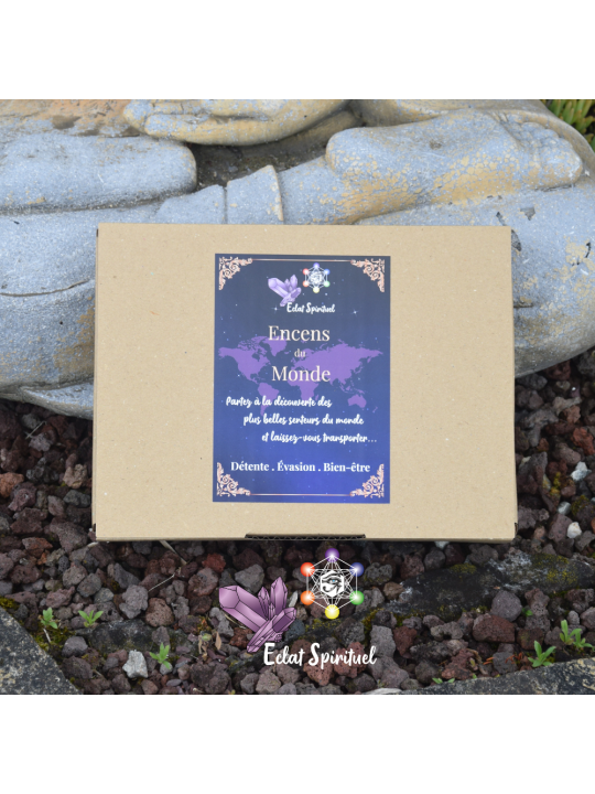 Coffret Encens du Monde – 7 senteurs premium