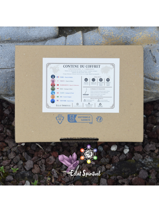 Coffret Encens du Monde – 7 senteurs premium