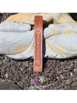 Support à Encens Pentacle en Bois | Eclat Spirituel