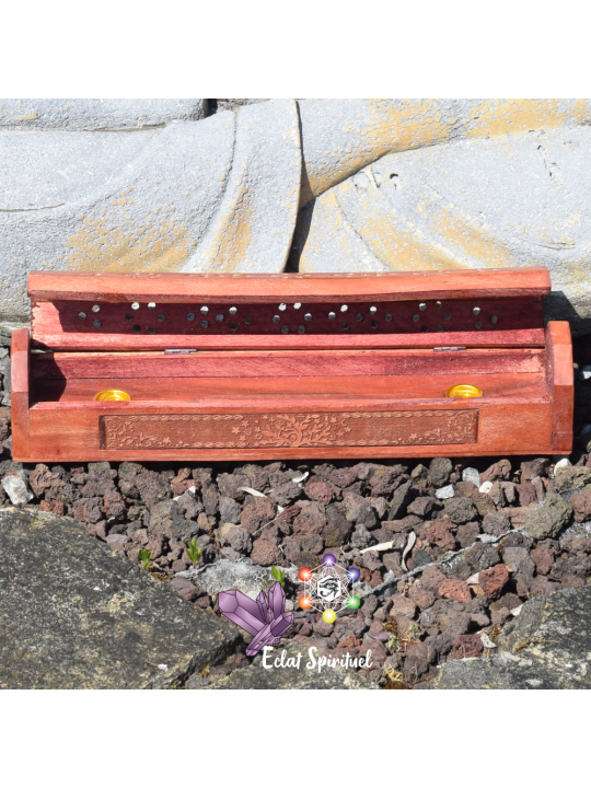 Support à Encens Boîte Arbre de Vie en Bois | Eclat Spirituel