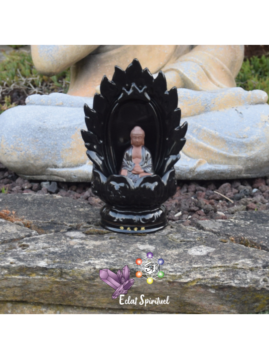 Support à Encens à Refoulement Bouddha Lotus