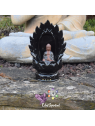 Support à Encens à Refoulement Bouddha Lotus