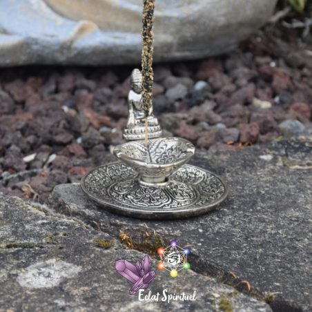 Support à Encens Main de Bouddha en Aluminium | Eclat Spirituel