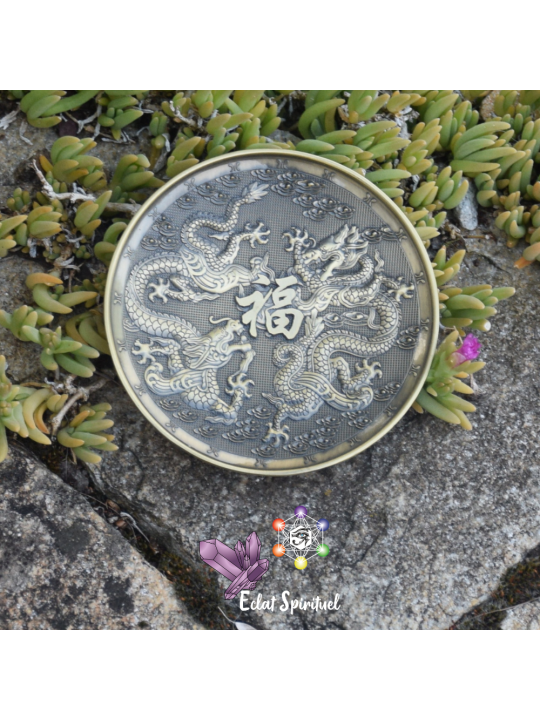 Support à Encens Dragon en Zinc | Bâtonnets et Cônes